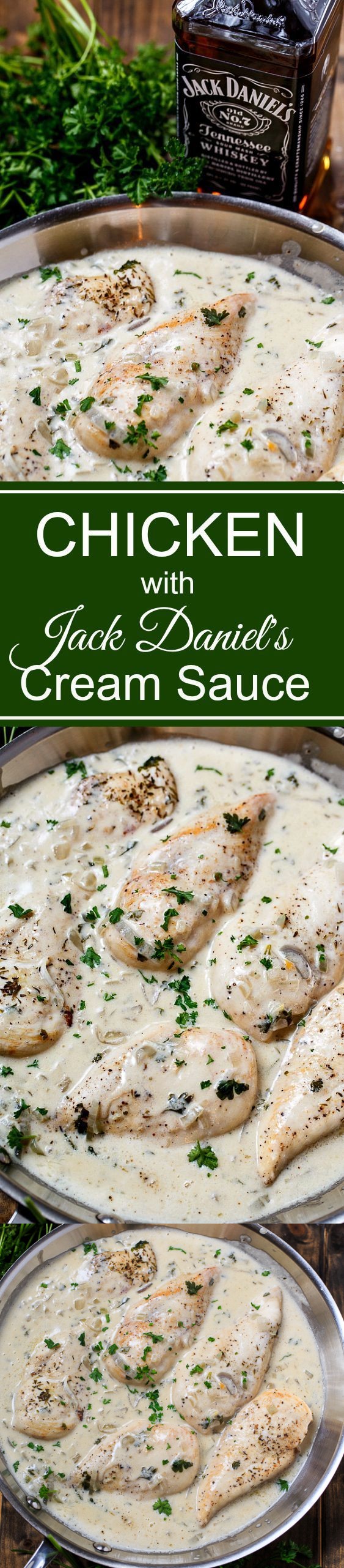 Chicken in Jack Daniels Cream Sauce