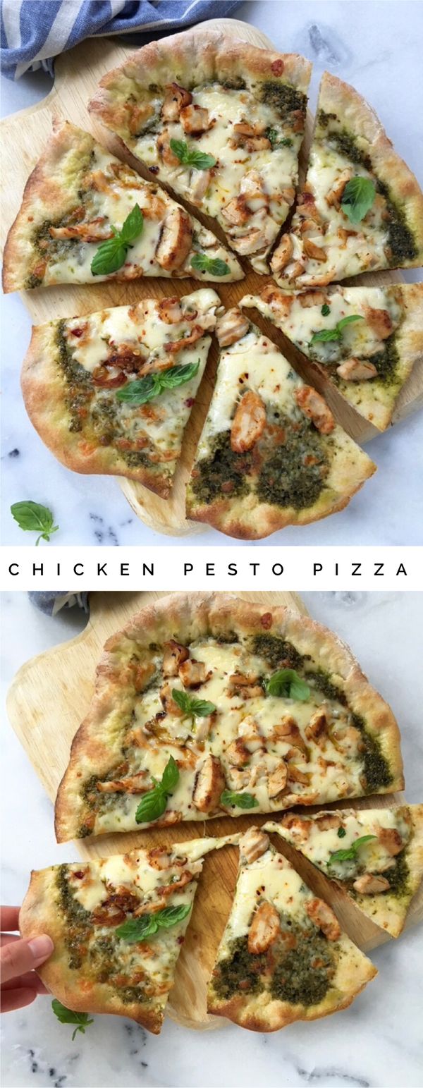 Chicken Pesto Pizza