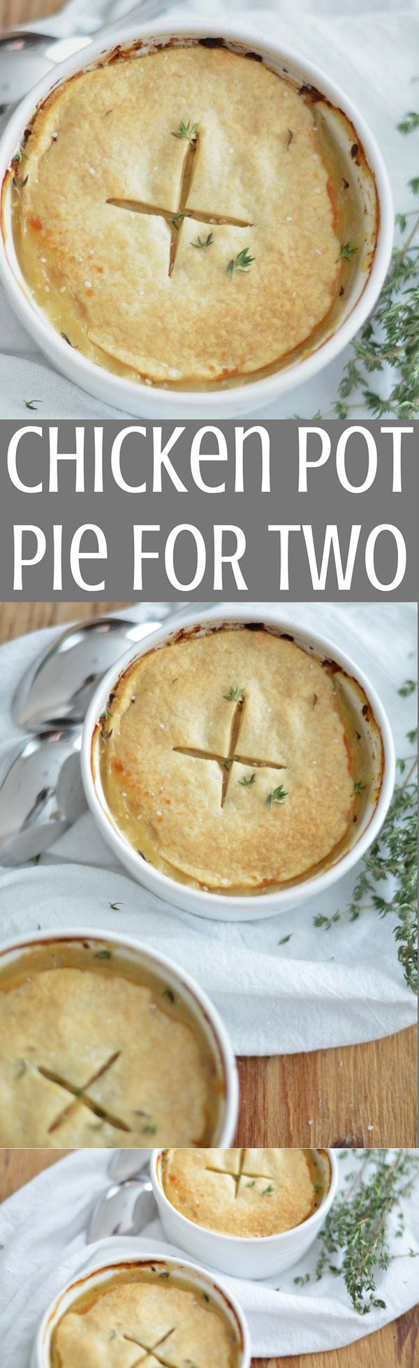 Chicken Pot Pie for Two