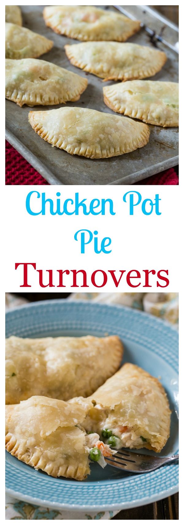 Chicken Pot Pie Turnovers