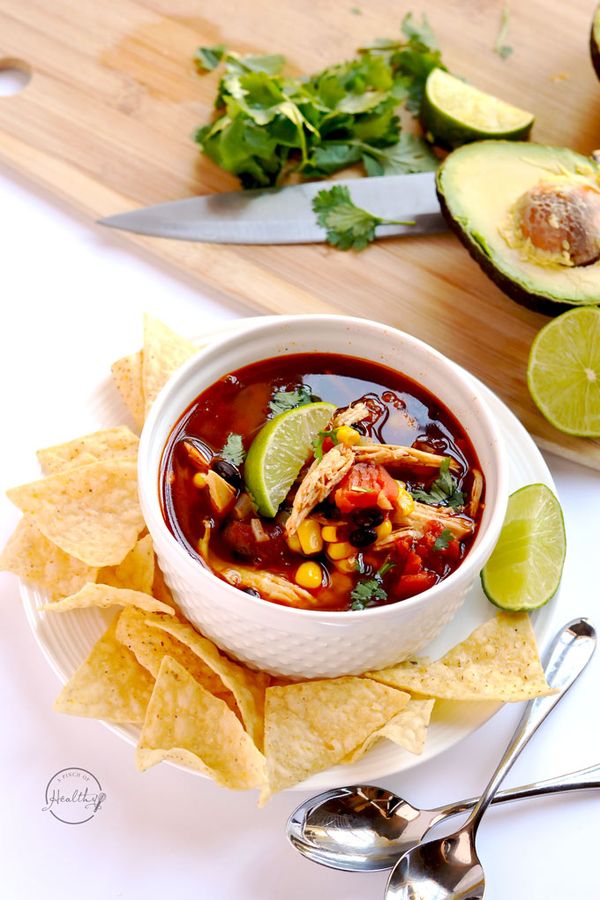 Chicken Tortilla Soup in the Instant Pot