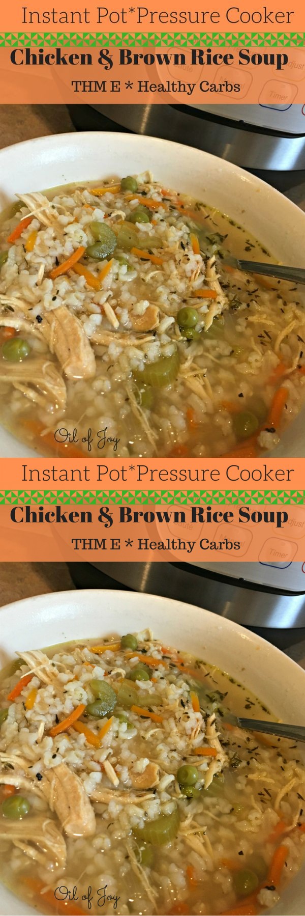 Chicken w/ Brown Rice Soup