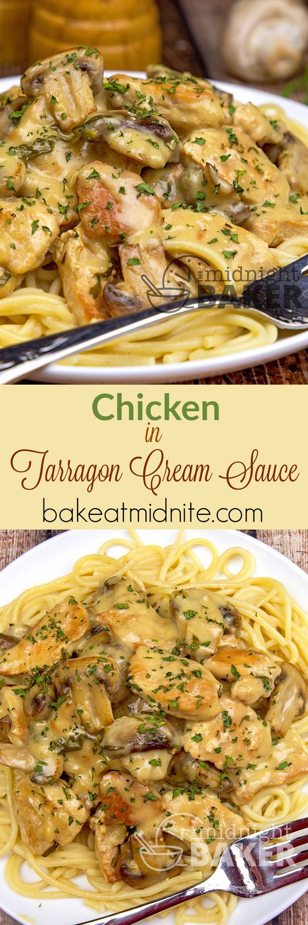 Chicken with Tarragon Cream Sauce