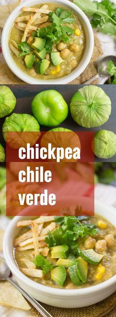 Chickpea Chile Verde