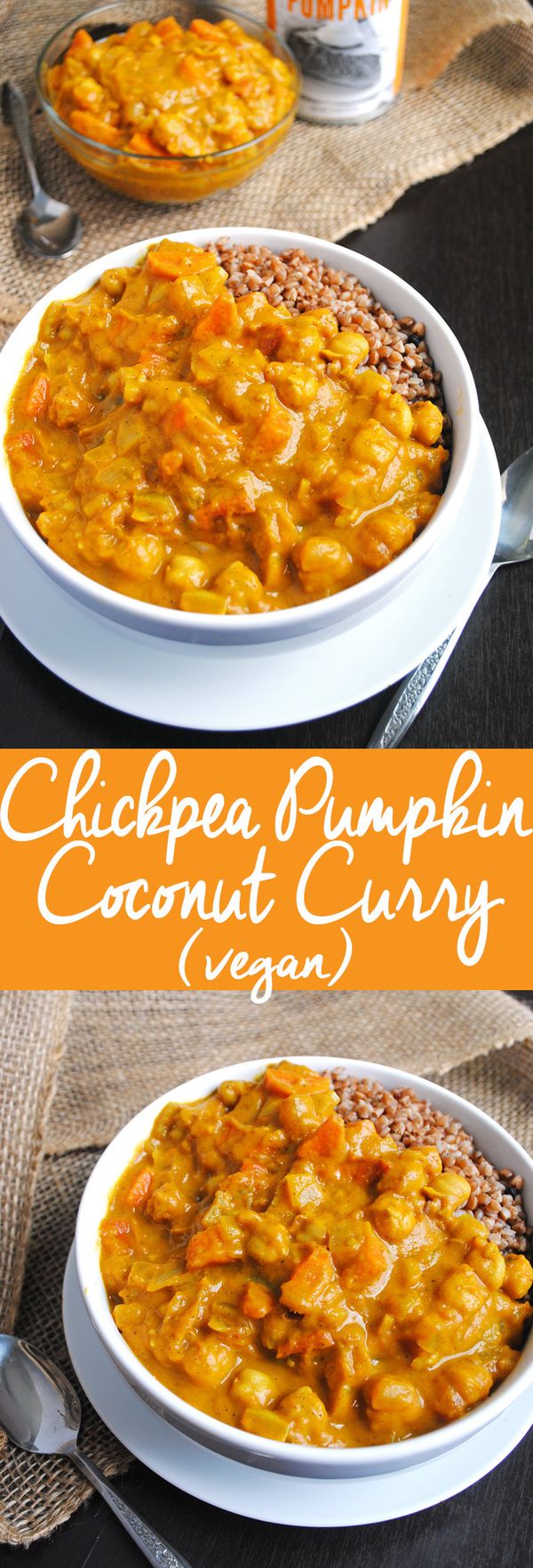 Chickpea Pumpkin Coconut Curry (vegan