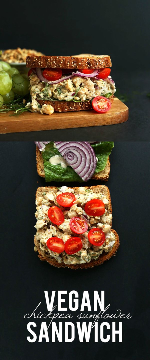 Chickpea Sunflower Sandwich