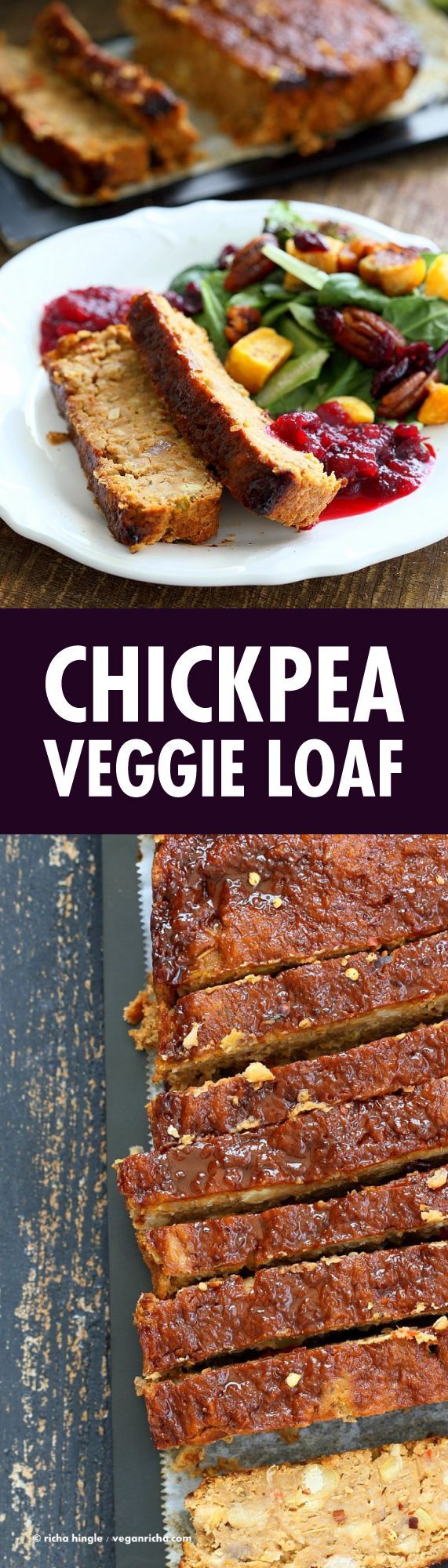 Chickpea Veggie Loaf