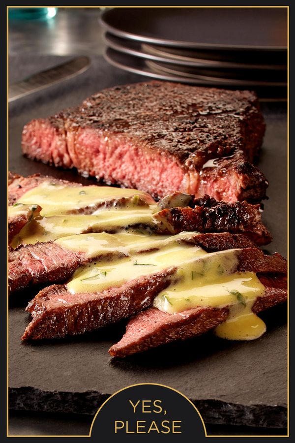 Chile Seared Steak With Cilantro Lime Hollandaise Sauce