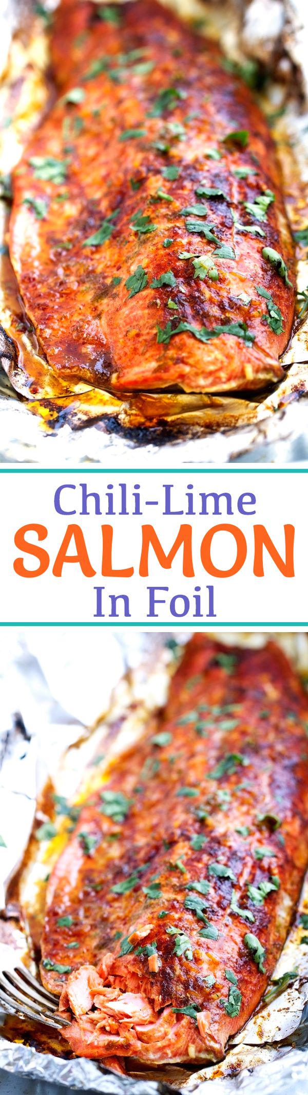 Chili-Lime Baked Salmon in Foil