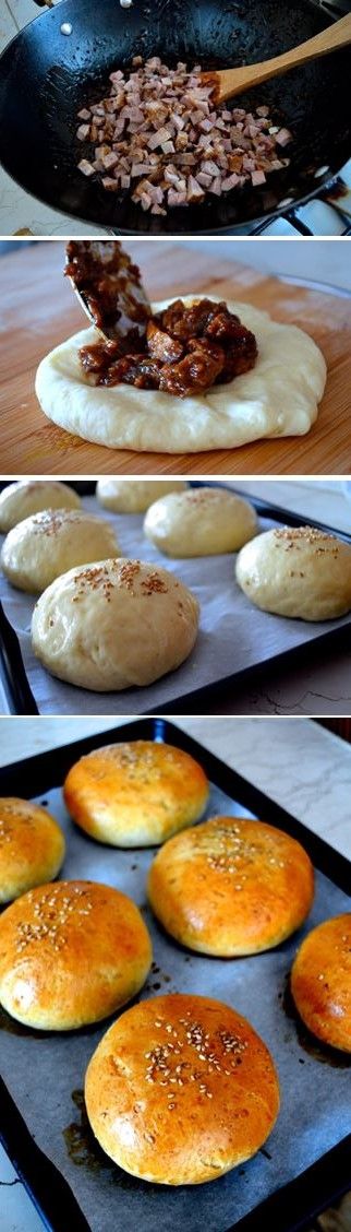 CHINESE BBQ PORK BUNS (Cha Siu Bao