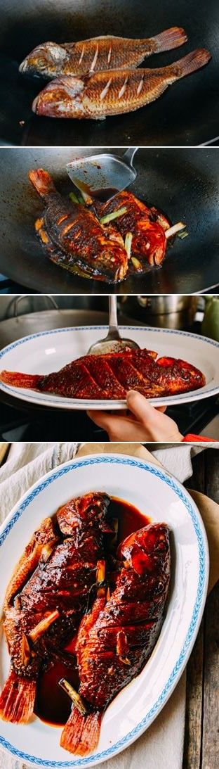 Chinese Braised Fish (Hongshao Yu