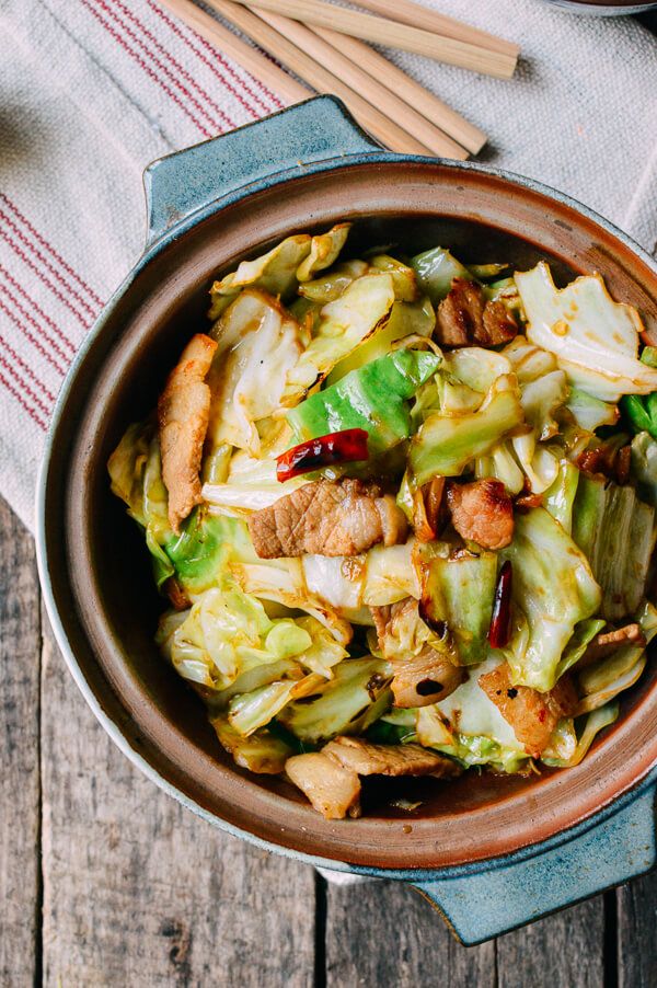 Chinese Shredded Cabbage Stir-Fry