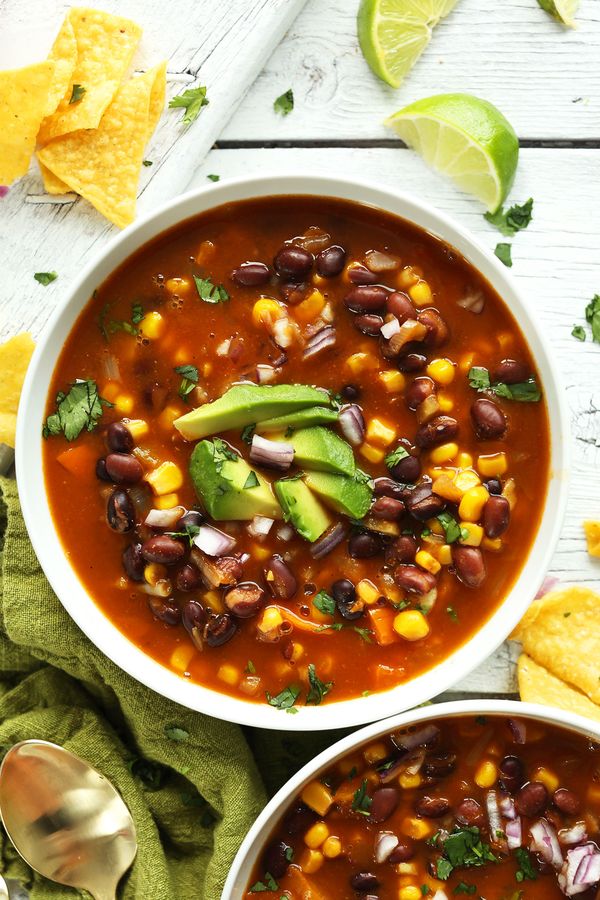 Chipotle Black Bean Tortilla Soup