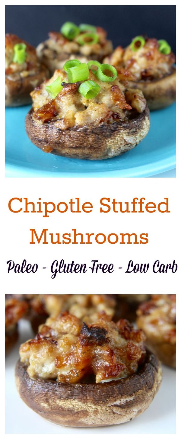 Chipotle Stuffed Mushrooms