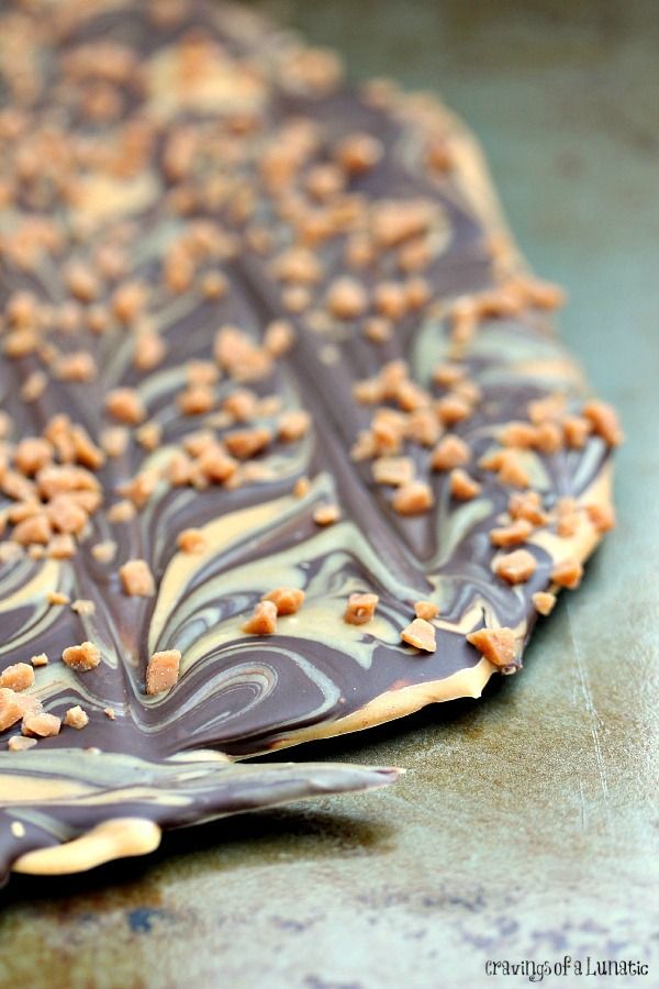 Chocolate & Peanut Butter Bark