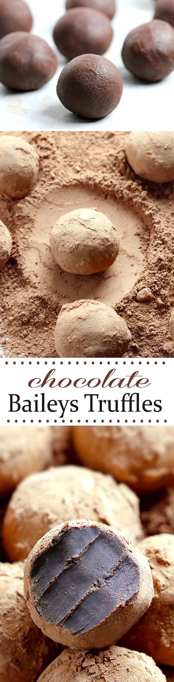 Chocolate Baileys Truffles