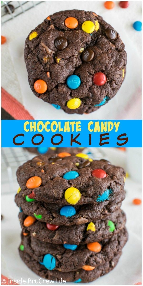 Chocolate Candy Cookies