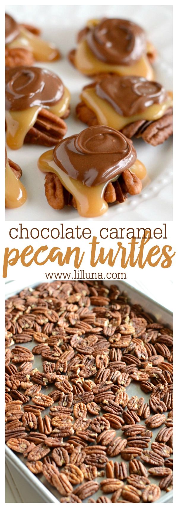 Chocolate Caramel Pecan Turtles