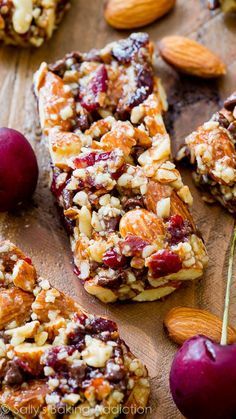 Chocolate Cherry Almond Snack Bars