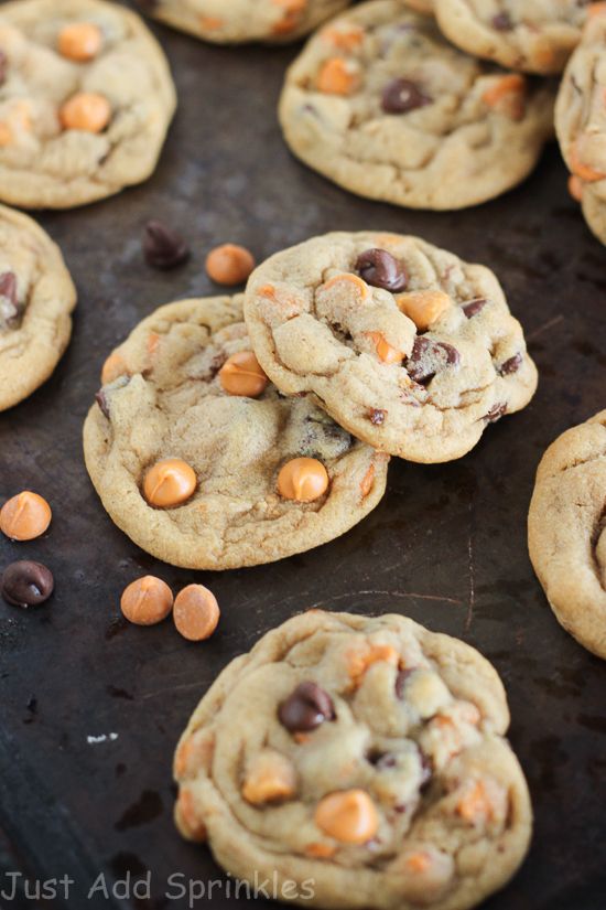 Chocolate Chip Butterscotch Cookies