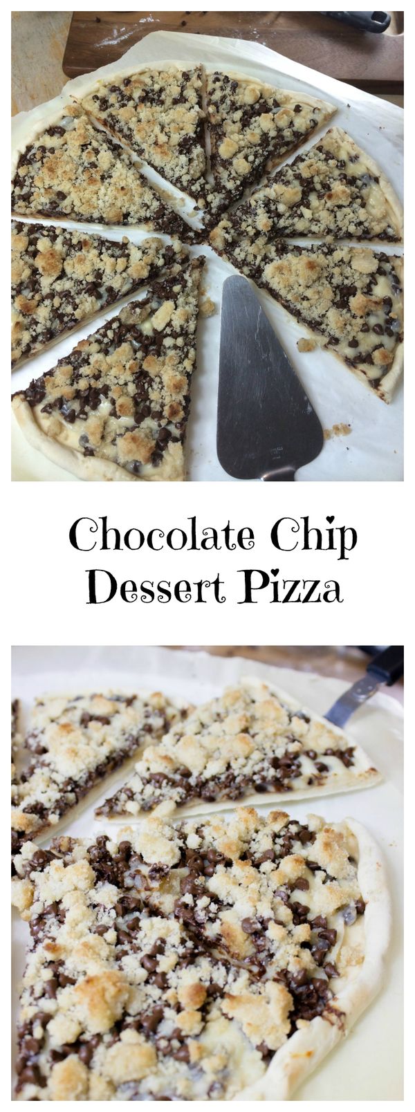 Chocolate Chip Dessert Pizza