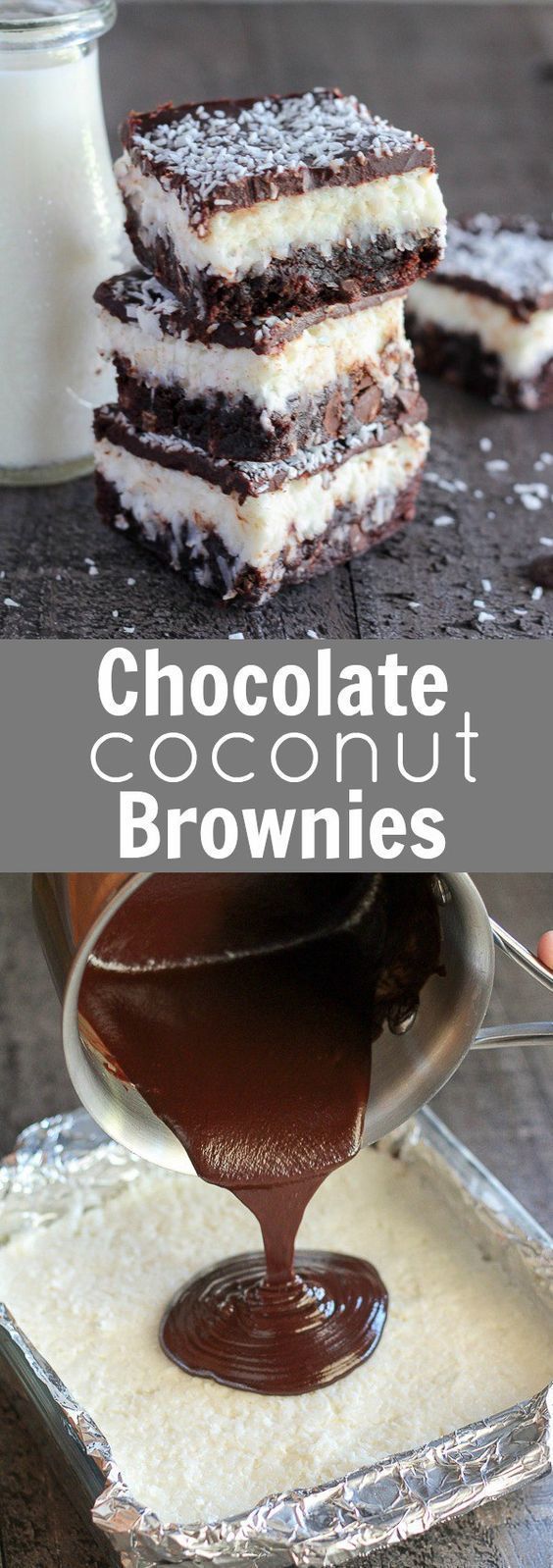 Chocolate Coconut Brownies