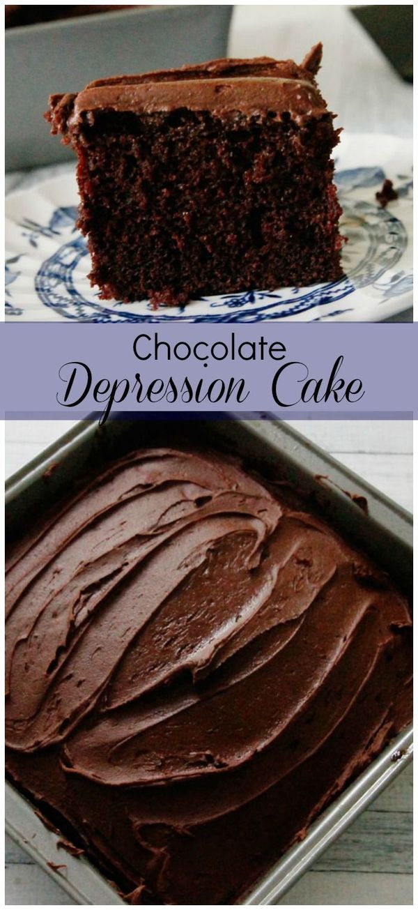 Chocolate Depression Cake