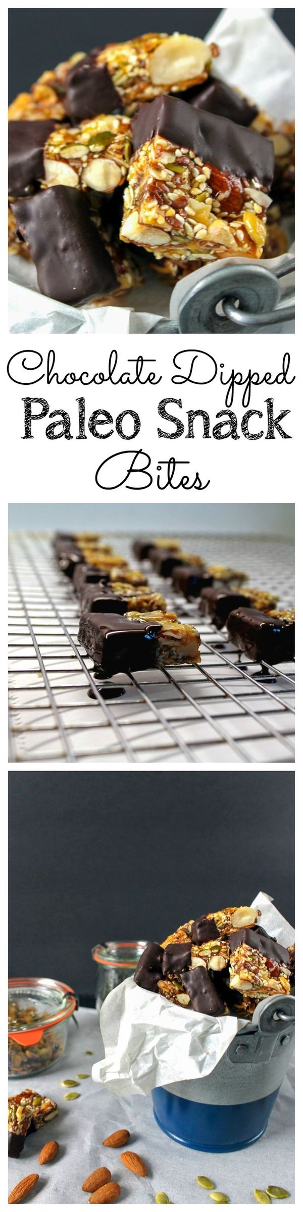 Chocolate Dipped Paleo Snack Bites