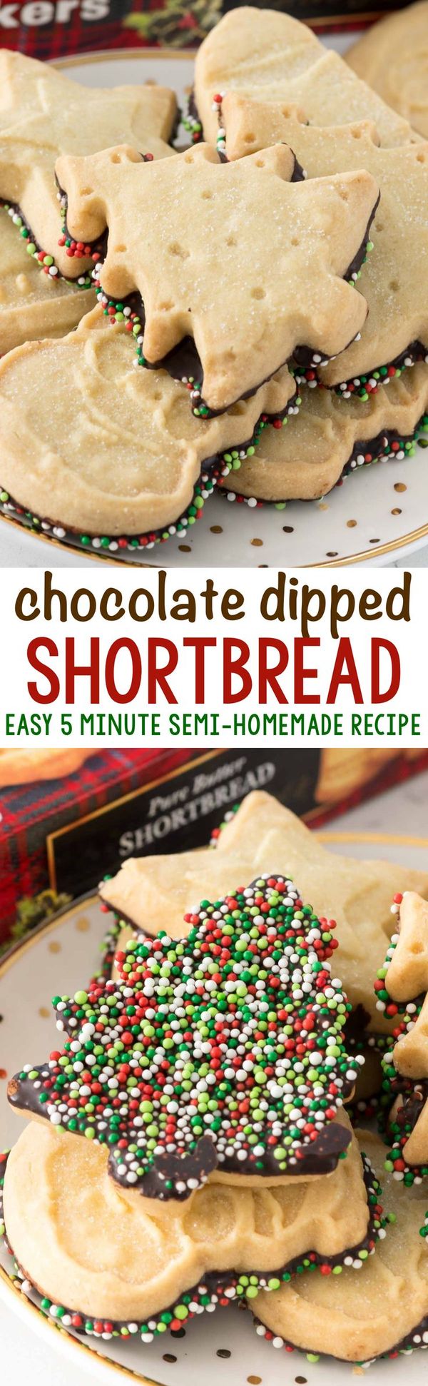 Chocolate Dipped Shortbread