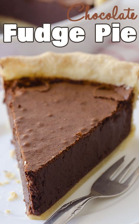 Chocolate Fudge Pie