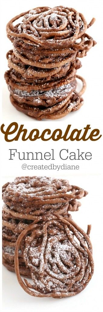 Chocolate Funnel Cake