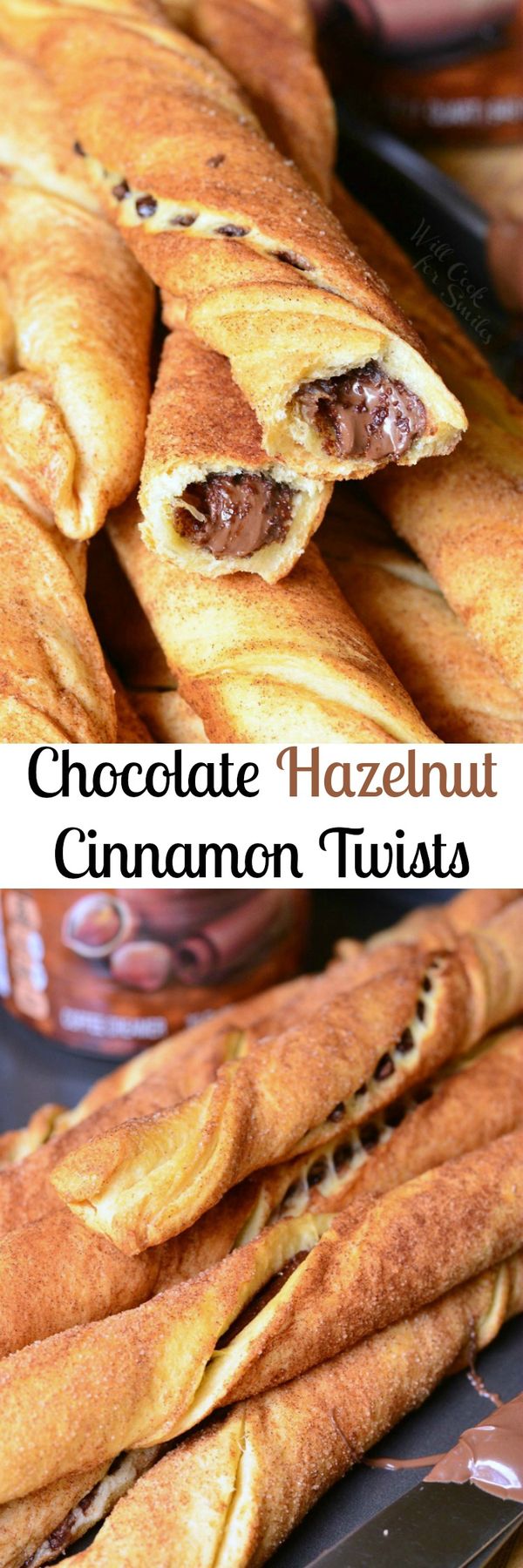 Chocolate Hazelnut Cinnamon Twists