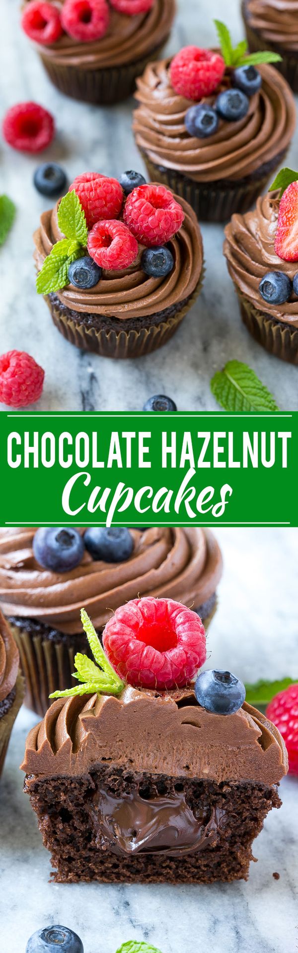 Chocolate Hazelnut Cupcakes