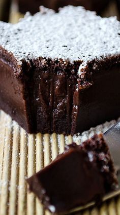 Chocolate Magic Custard Cake