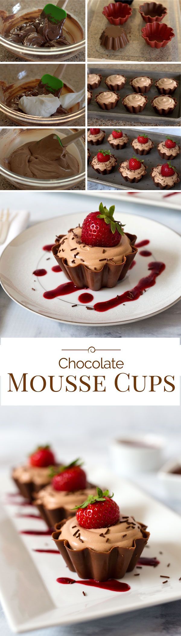 Chocolate Mousse Cups and Ubud