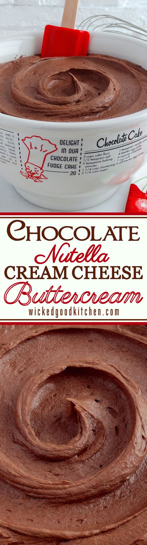 Chocolate Nutella Cream Cheese Buttercream