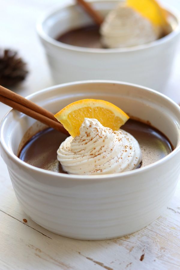 Chocolate Orange Cinnamon Pots de Creme