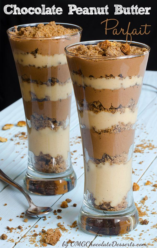 Chocolate Peanut Butter Parfait