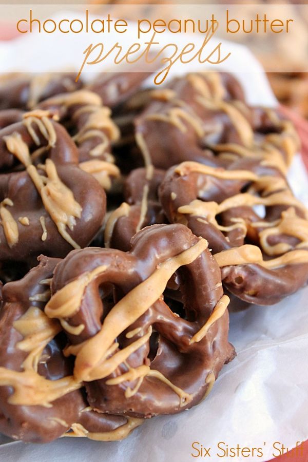 Chocolate Peanut Butter Pretzels