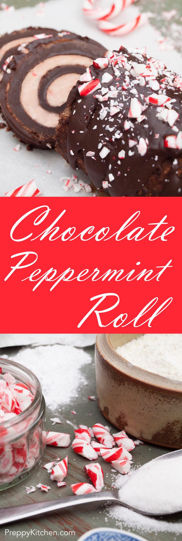 Chocolate Peppermint Roll