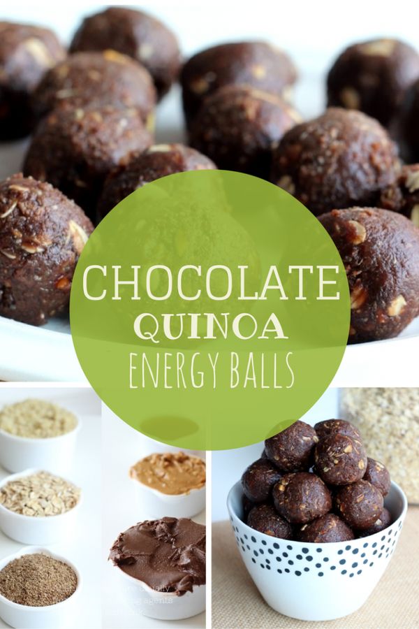 Chocolate Quinoa Energy Balls