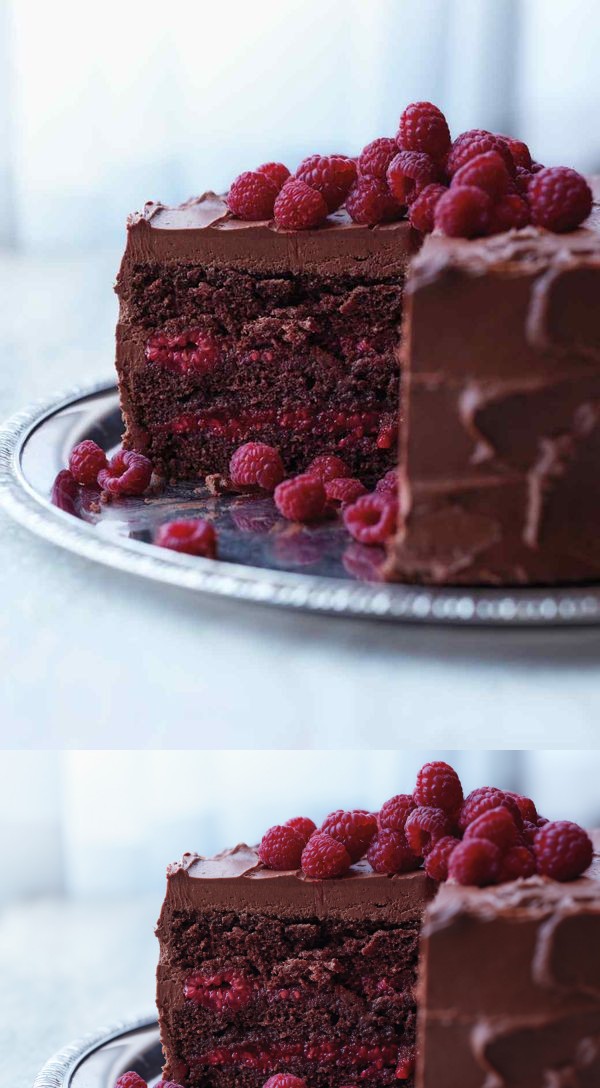 Chocolate-Raspberry Cake