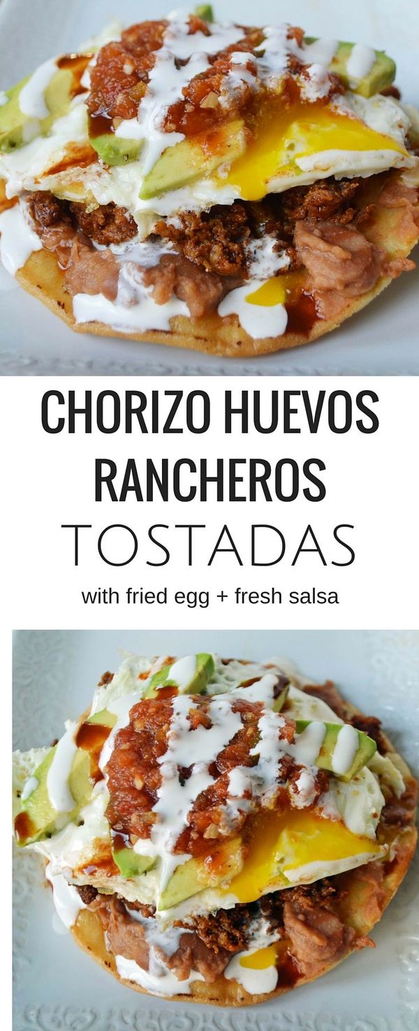 Chorizo Huevos Rancheros Tostadas