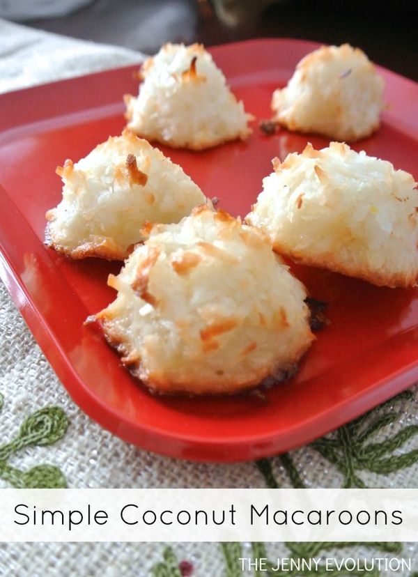 Christmas Cookies! Simple Coconut Macaroon Recipe (Gluten-Free