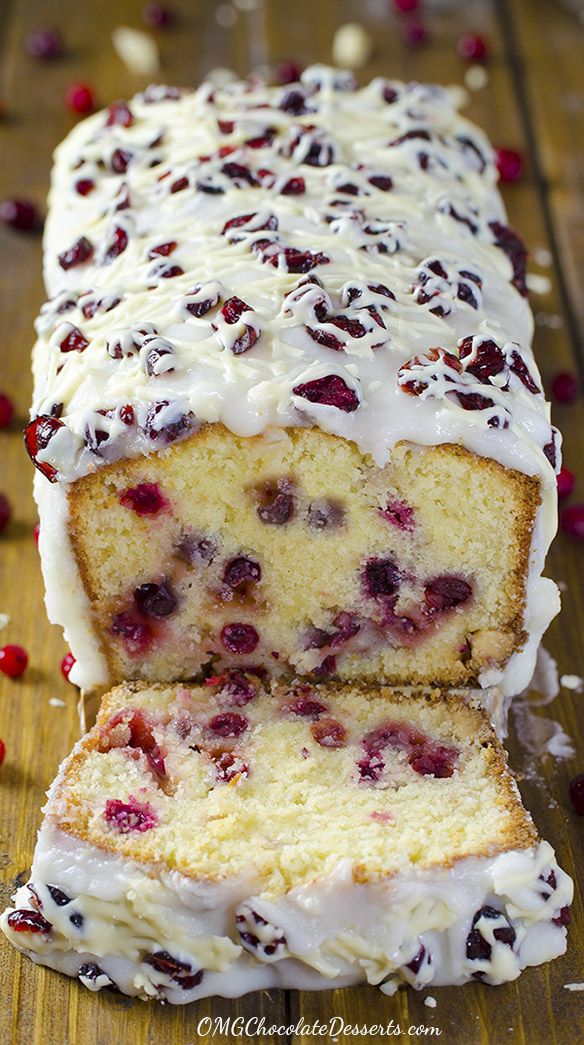 Christmas Cranberry Pound Cake