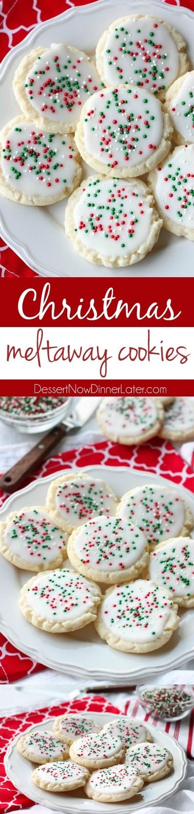 Christmas Meltaway Cookies