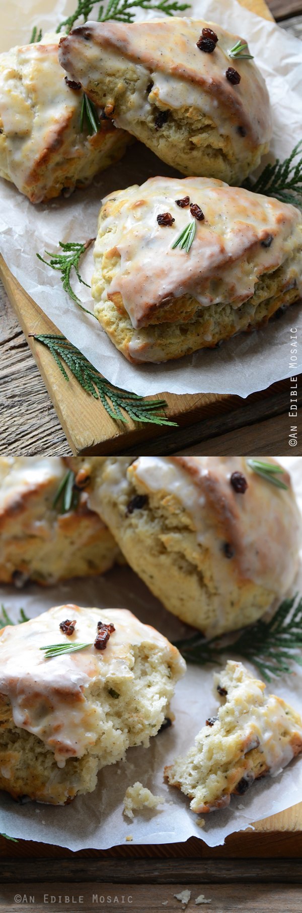 Christmas Morning Scones (aka Vanilla Bean, Nutmeg, and Rosemary-Scented Scones