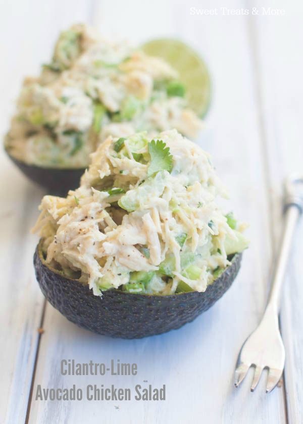 Cilantro-Lime Avocado Chicken Salad