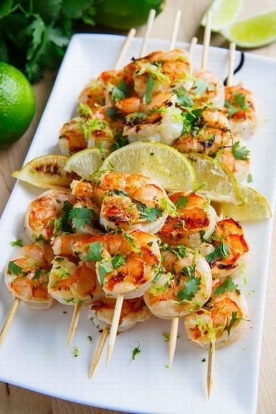 Cilantro Lime Grilled Shrimp