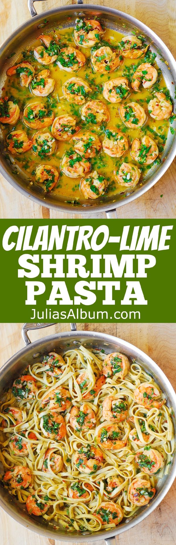 Cilantro-Lime Shrimp Pasta